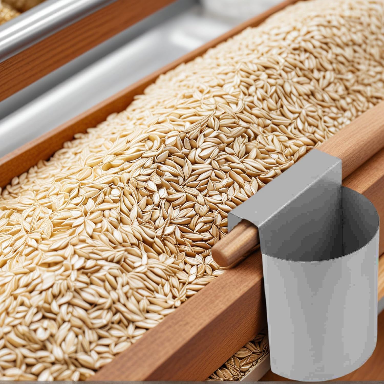 Heavy Duty Metal Ice Scoop Holder for Freezer