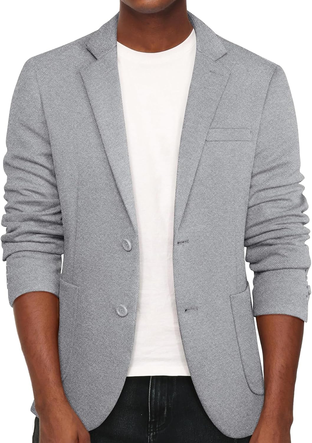 JONES Men's Casual Knit Blazer Suit Jackets