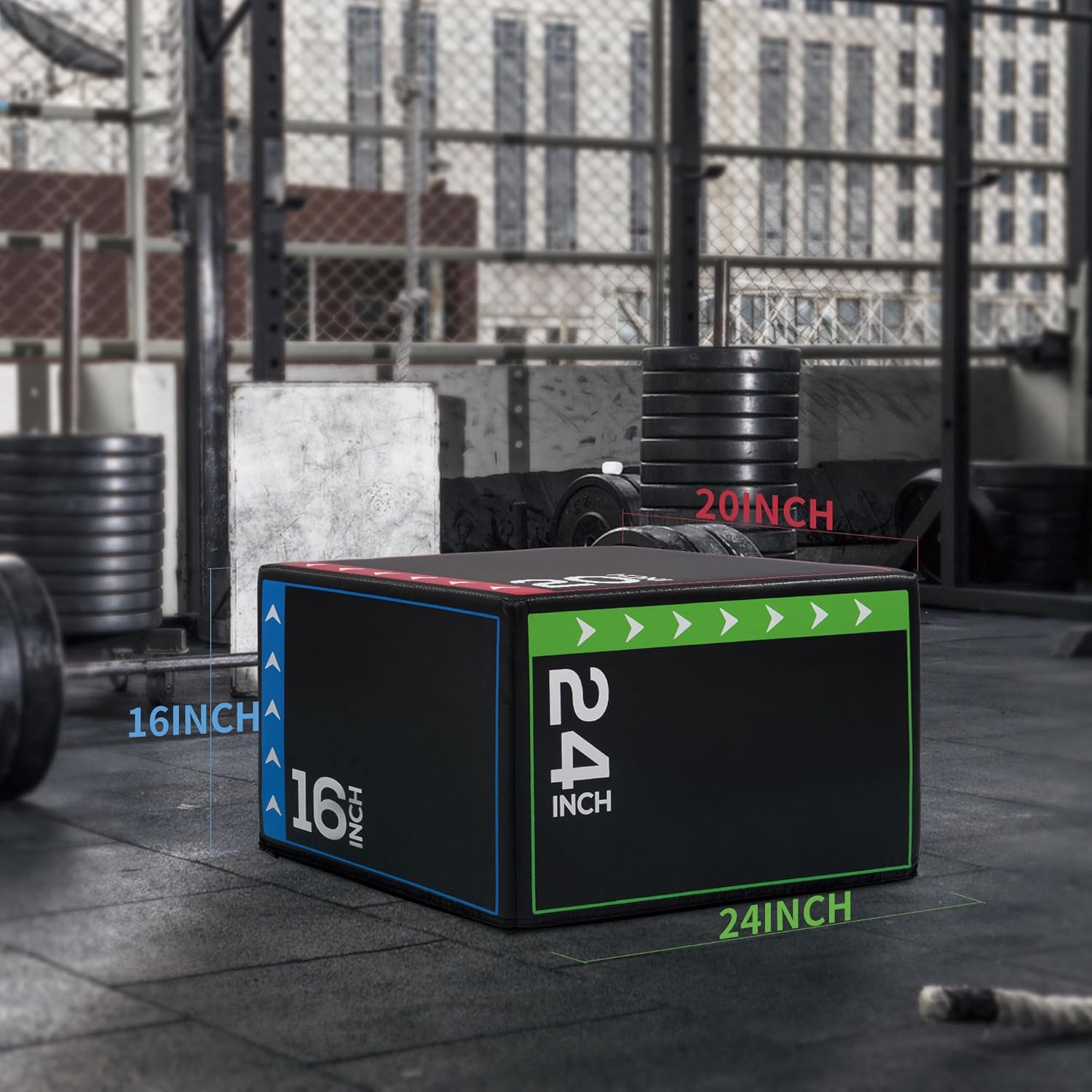 BalanceFrom Plyometric Jump Box for Home Gym