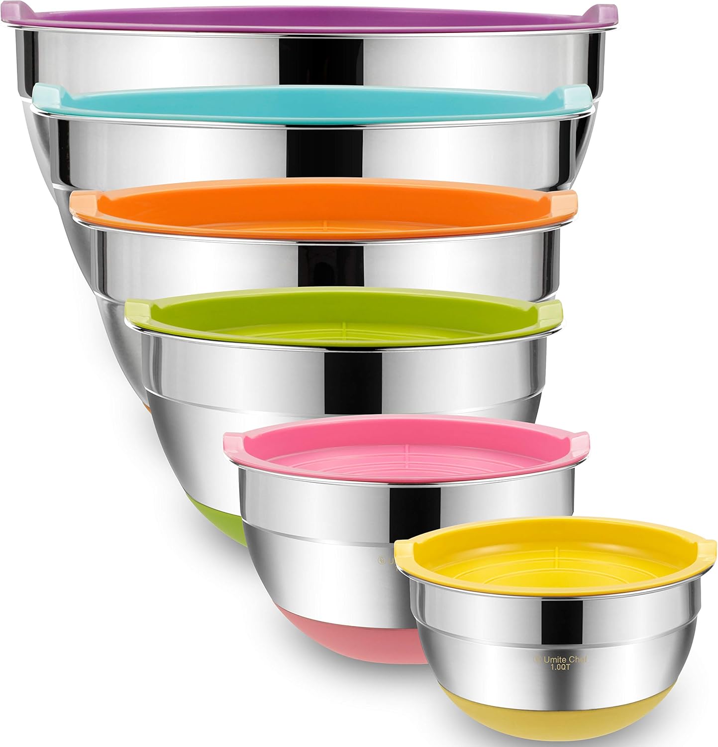 Umite Chef Mixing Bowls with Airtight Lids