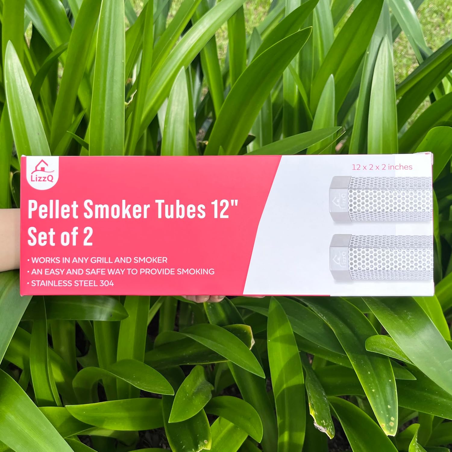 Premium Pellet Smoker Tube of Billowing Smoke