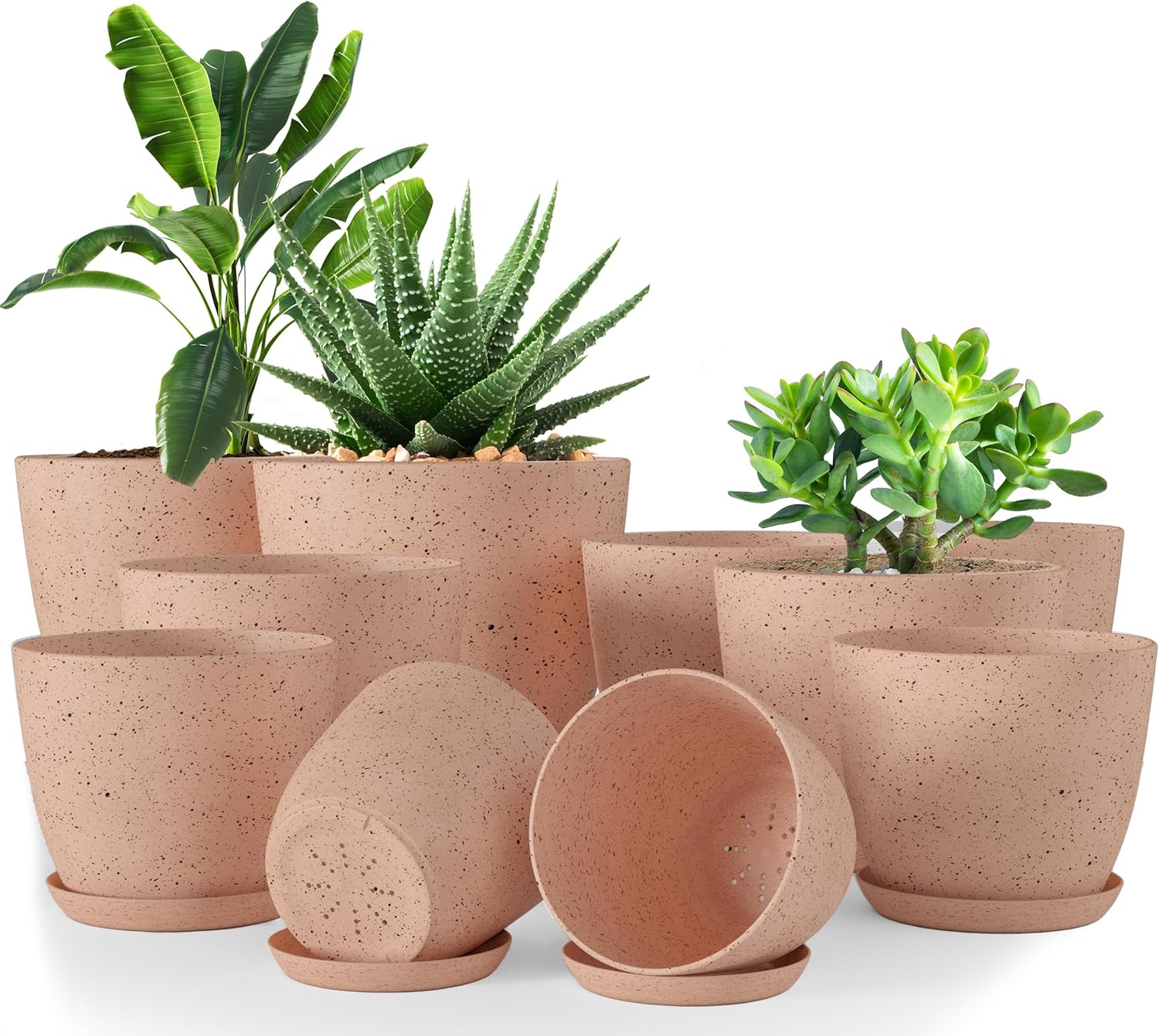 Utopia Home Plant Pots Indoor with Drainage Holes