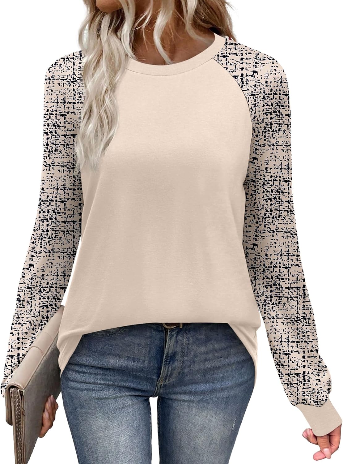 WIHOLL Women’s Long Sleeve Raglan Shirt