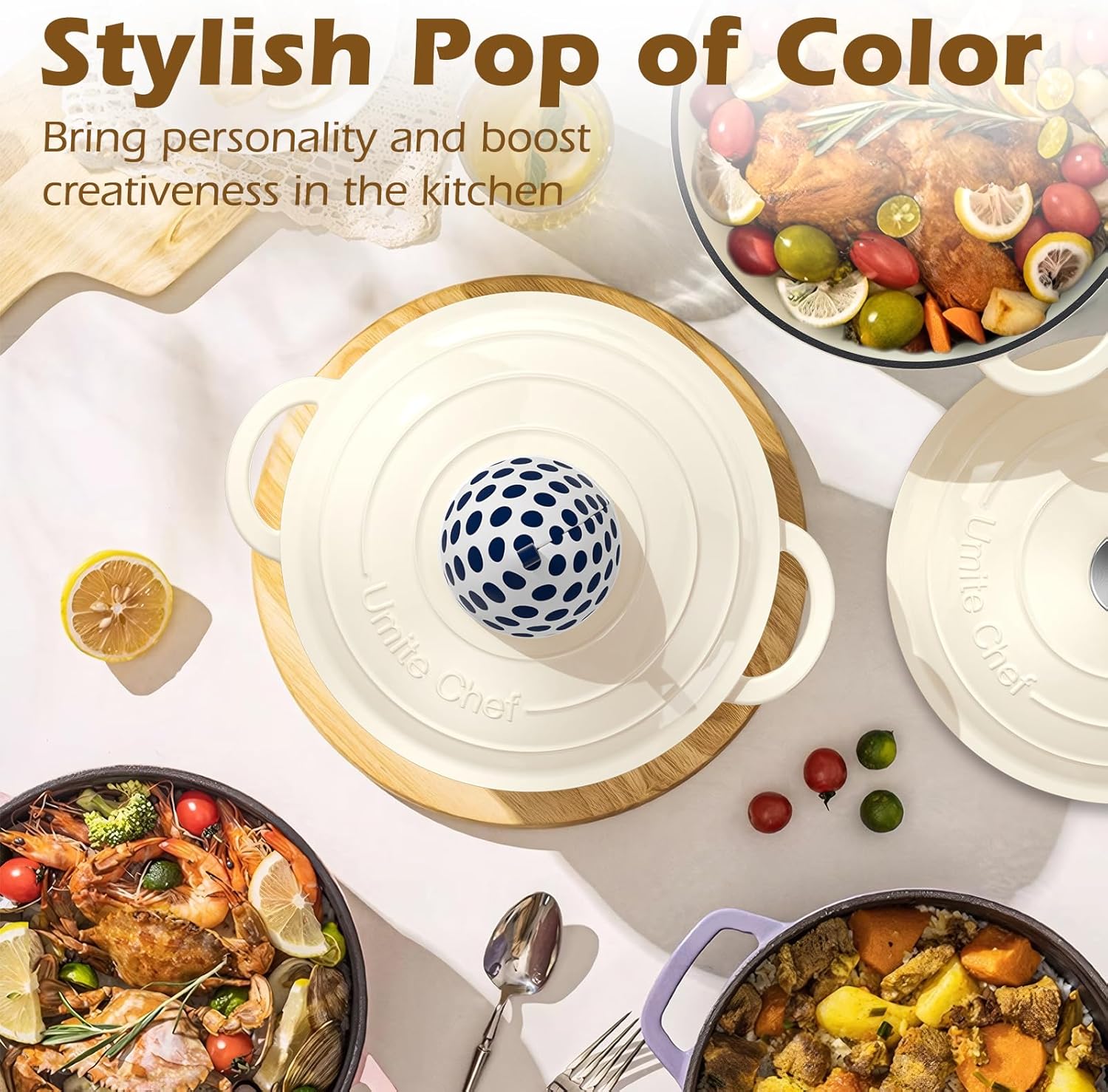 Enameled Cast Iron Dutch Oven