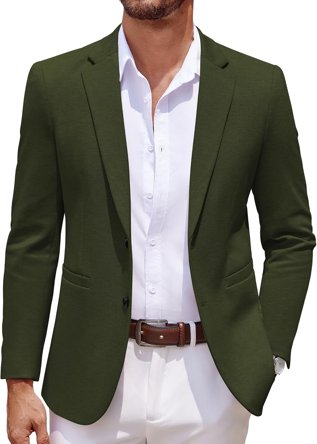 COOFANDY Men’s Casual Knit Blazer Jacket