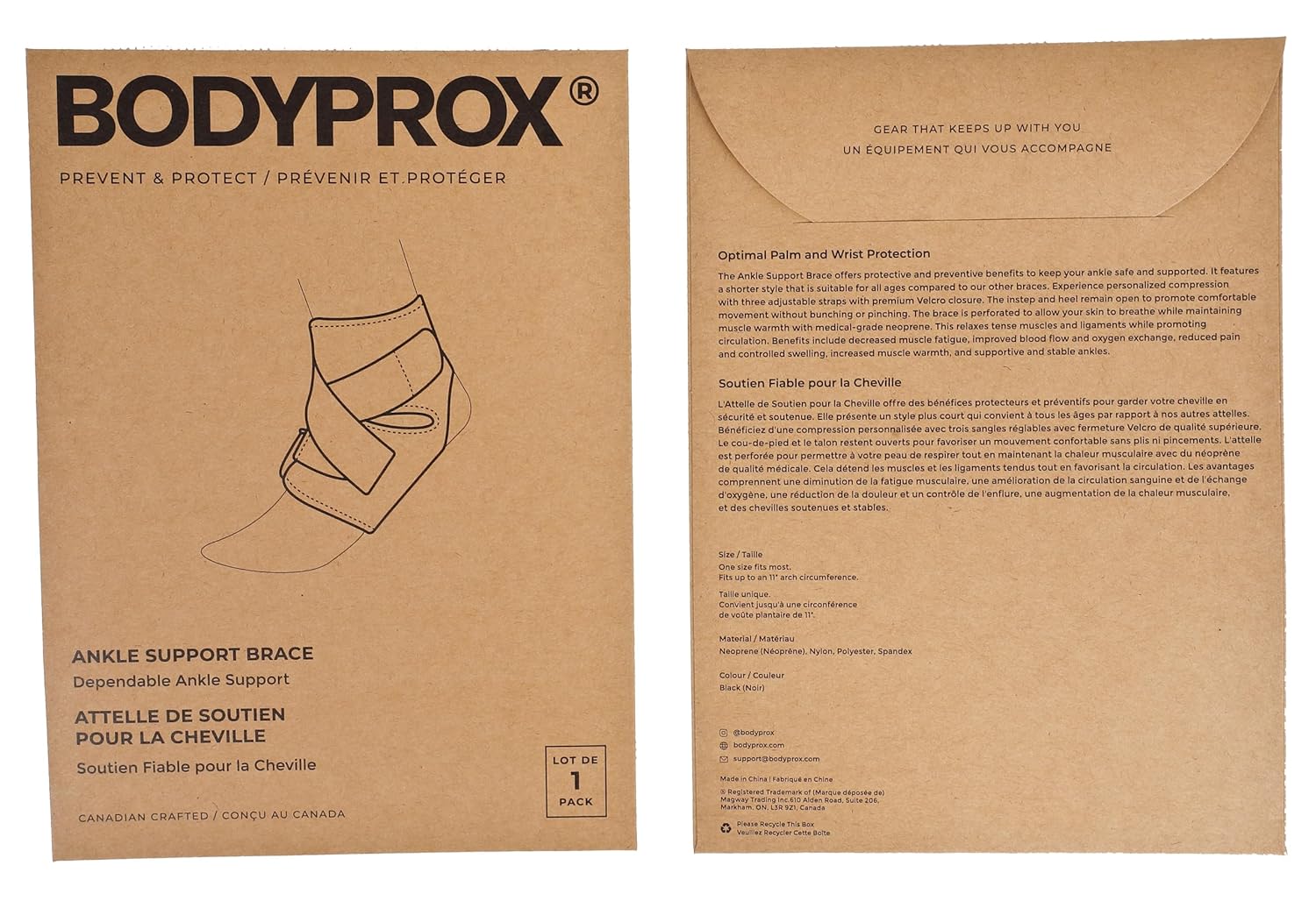 Bodyprox Ankle Support Brace