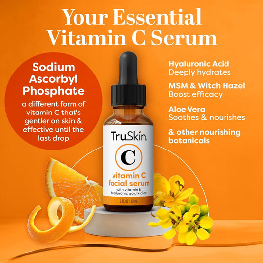 TruSkin Vitamin C Face Serum with Hyaluronic Acid