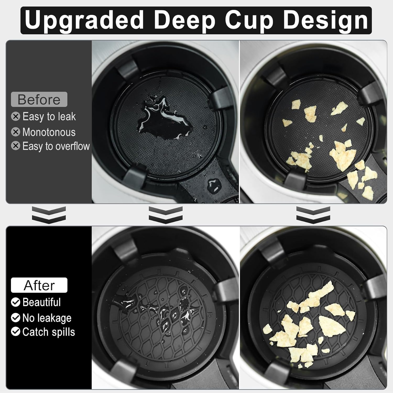 SINGARO Car Cup Holder Coasters