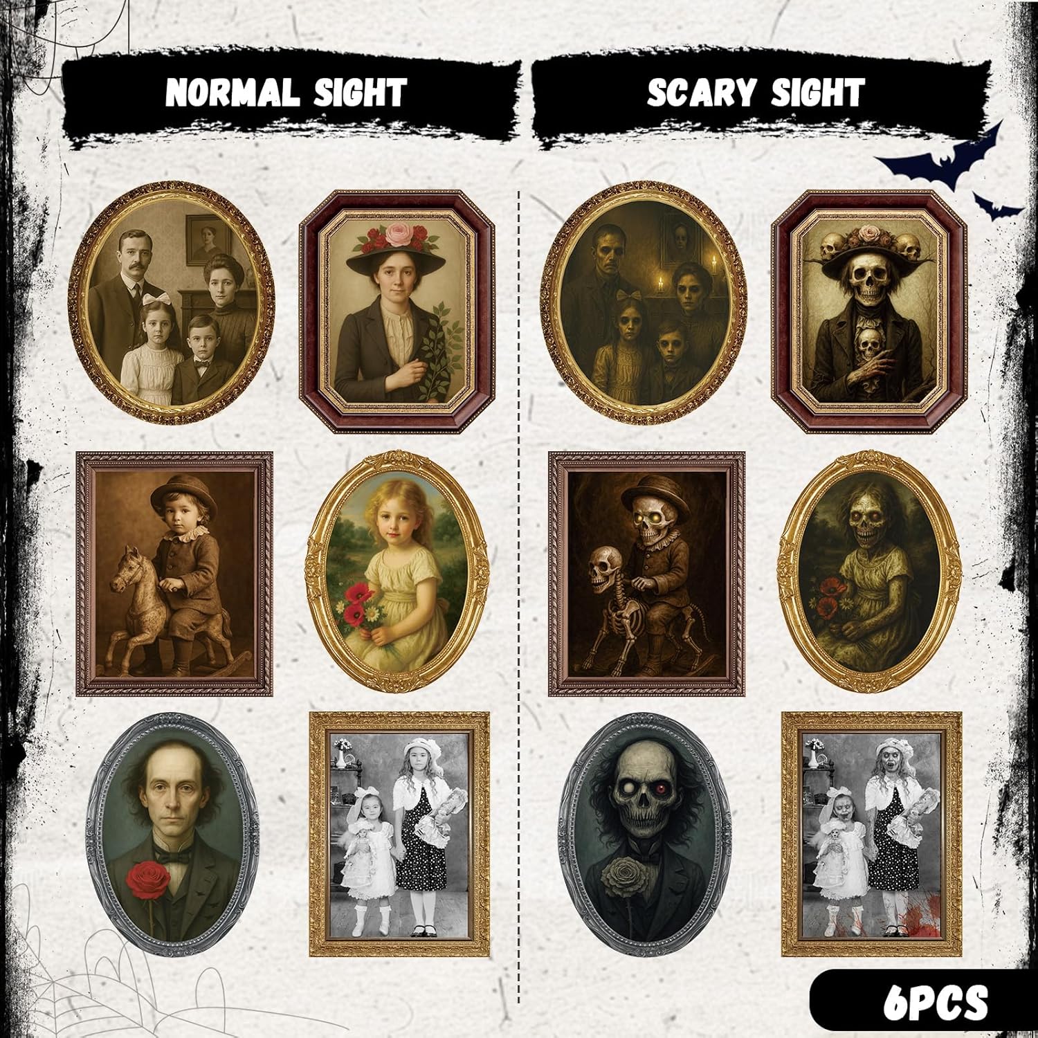 Halloween Decorations Indoor Scary Wall Decor