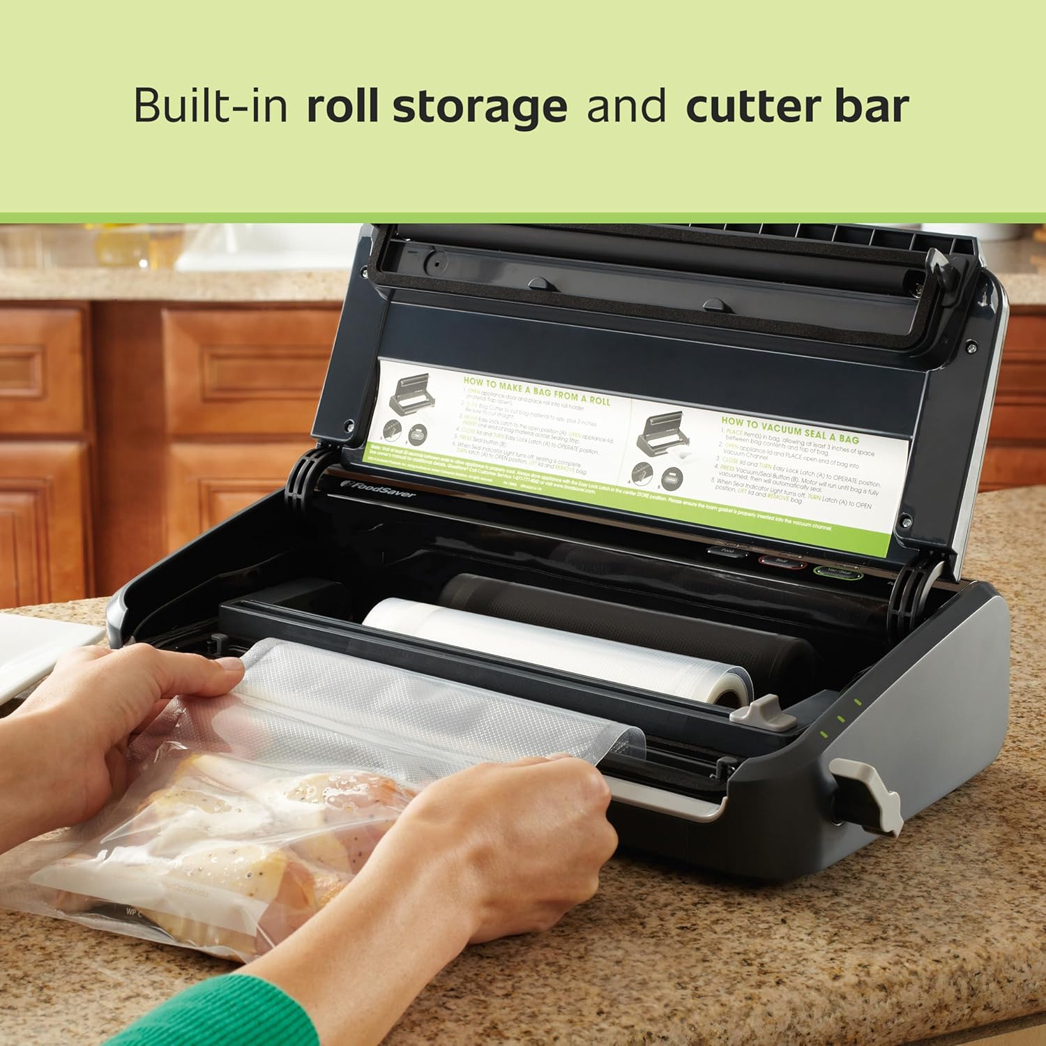 FoodSaver Vacuum Sealer Machine with Bags & Roll