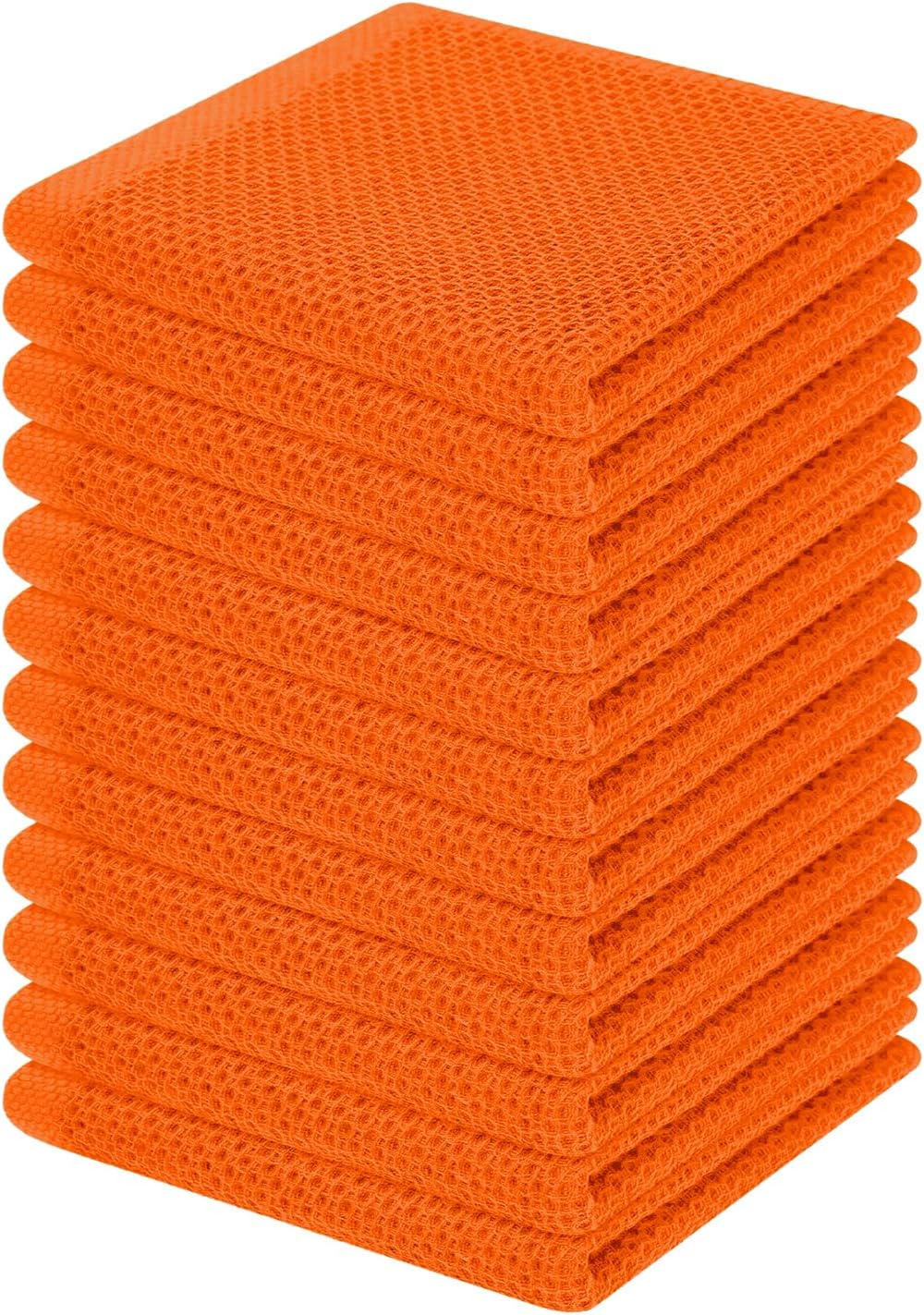 Homaxy 100% Cotton Waffle Dish Cloths