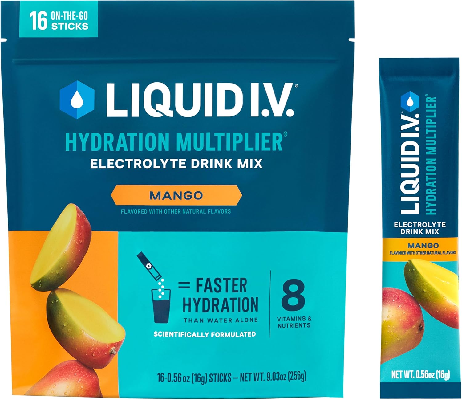 Liquid I.V. Hydration Multiplier – Lemon Lime Electrolyte Drink