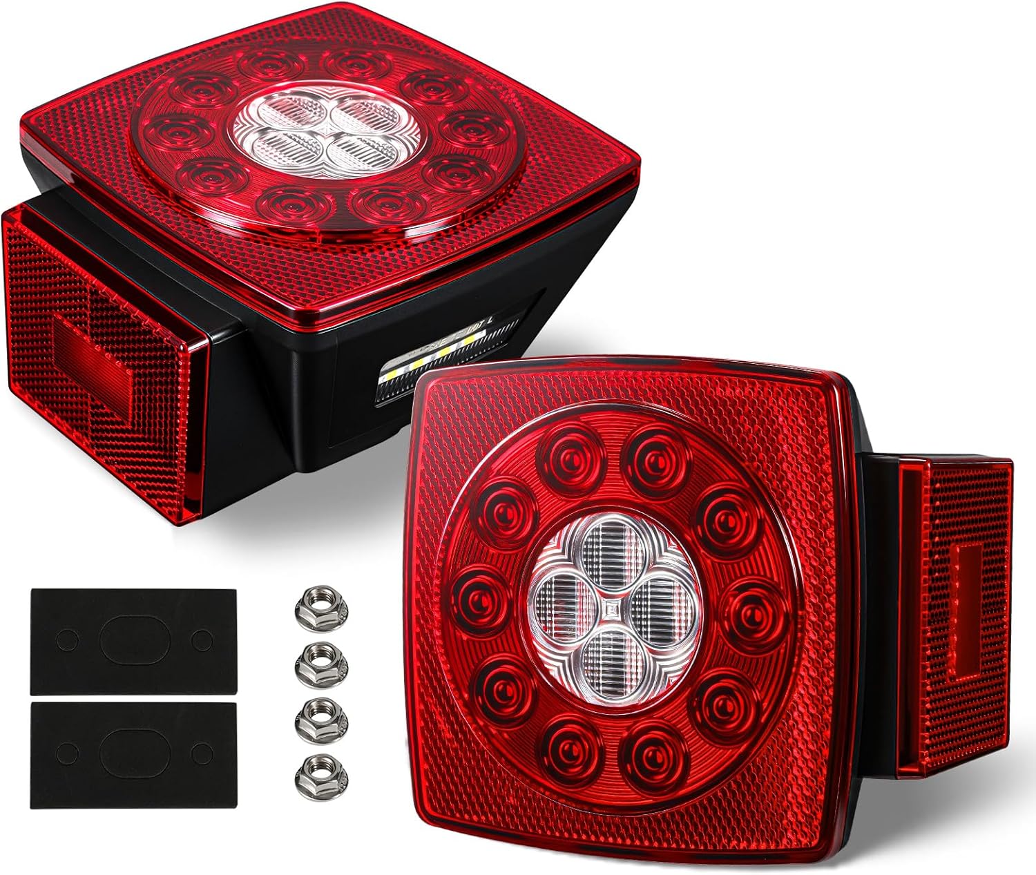 Partsam 12V Submersible LED Trailer Lights