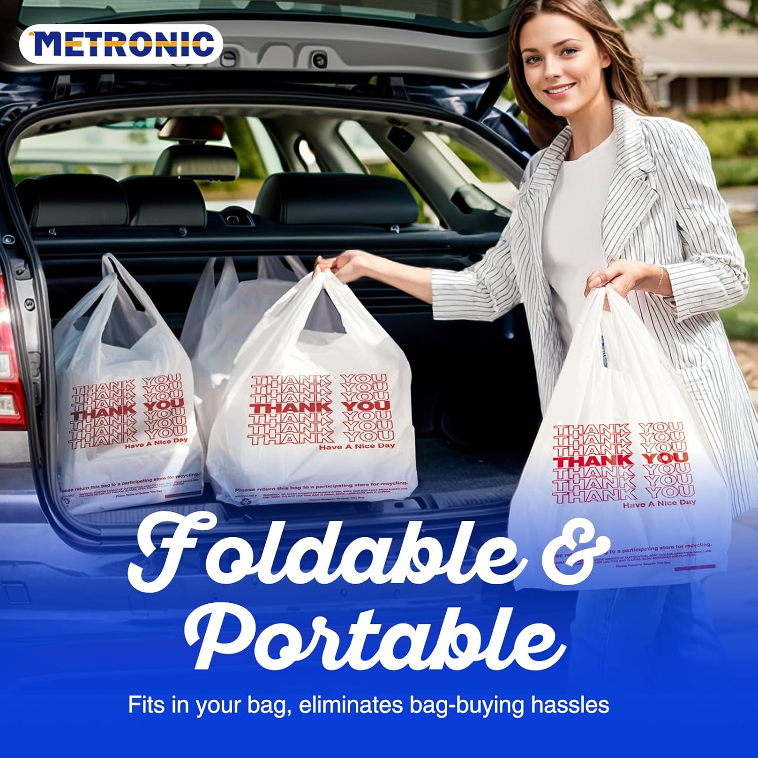 Plastic Retail Shopping Bags with Handles