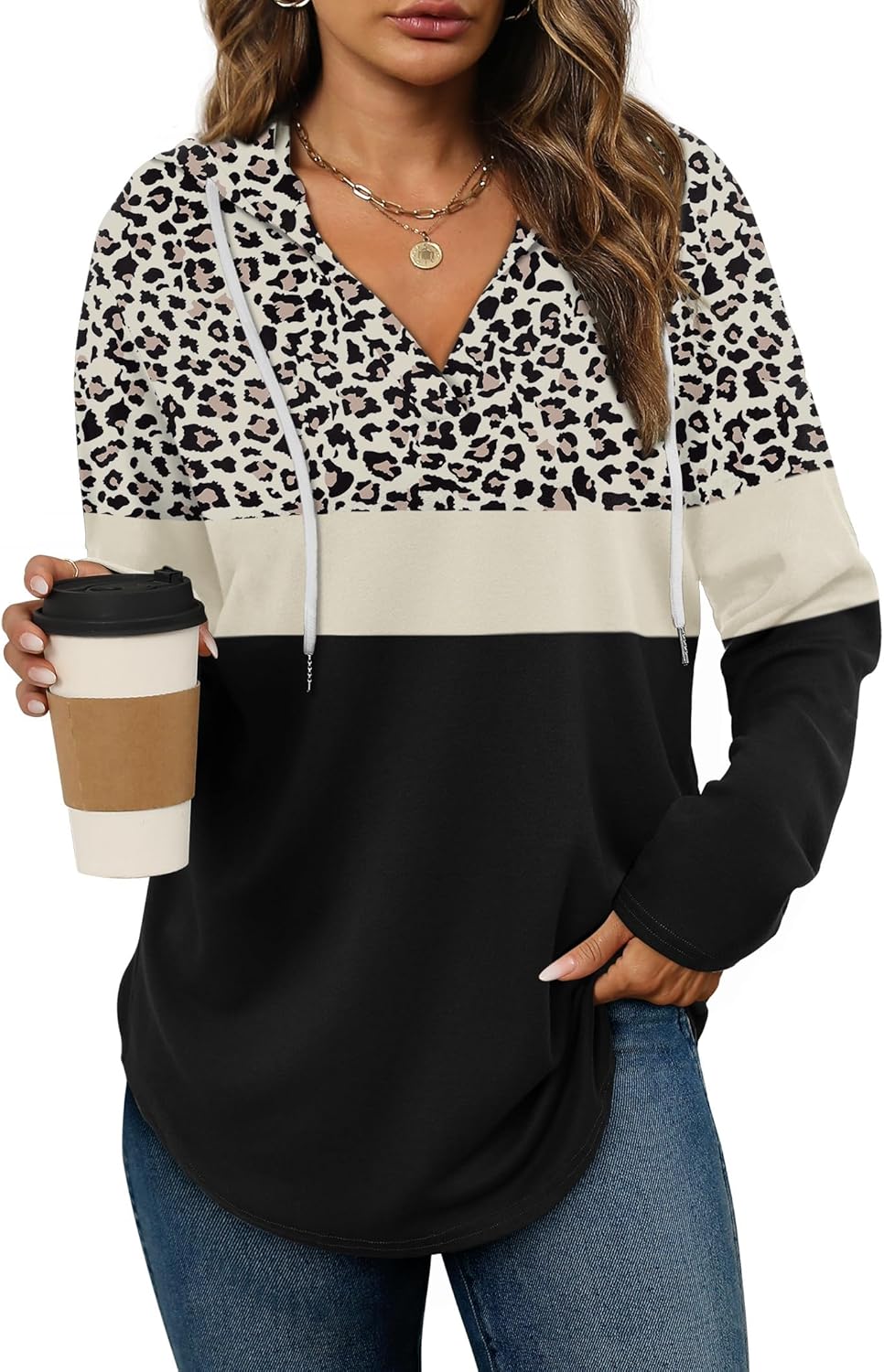 Bofell Women’s Oversized Pullover Hoodie