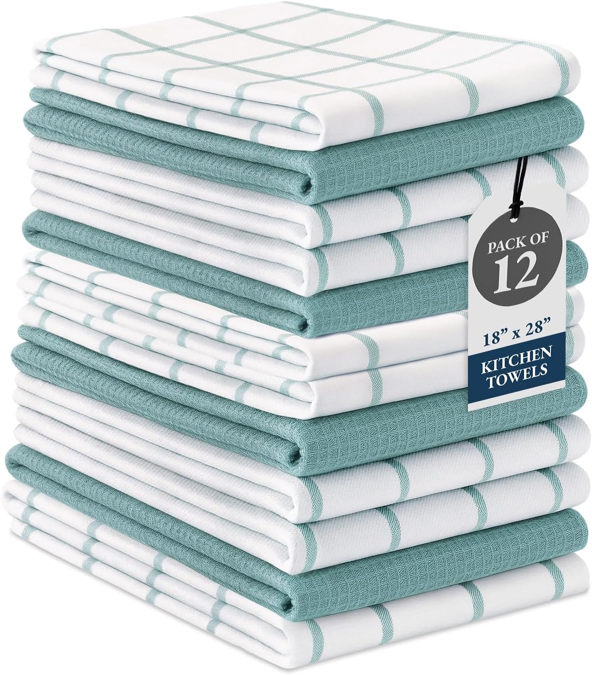 LANE LINEN Kitchen Towels and Dishcloths Sets