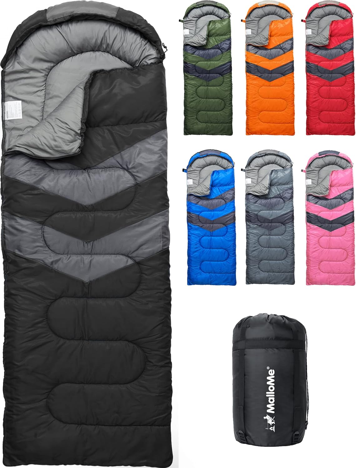 MalloMe Sleeping Bag – Lightweight Cold & Warm Camping