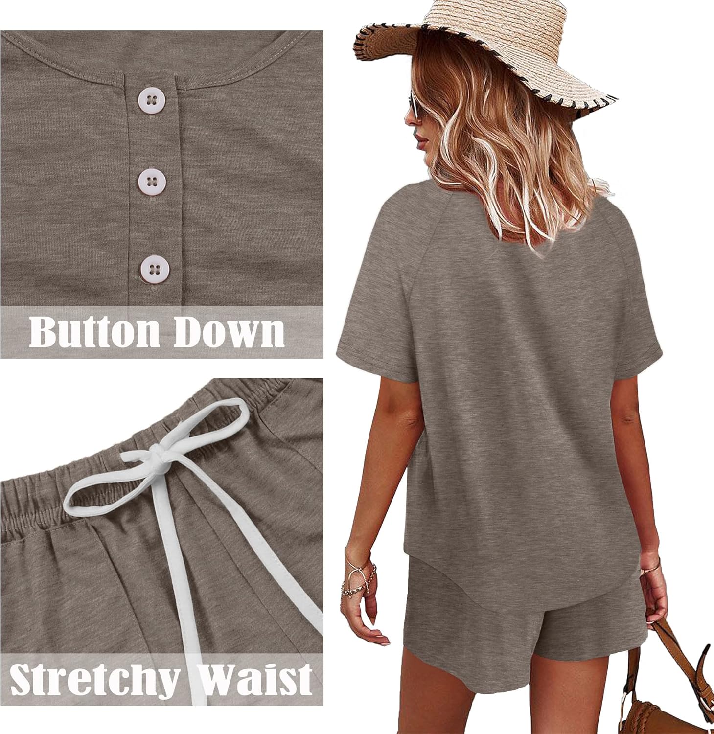 Women’s Summer Two Piece Outfit WIHOLL