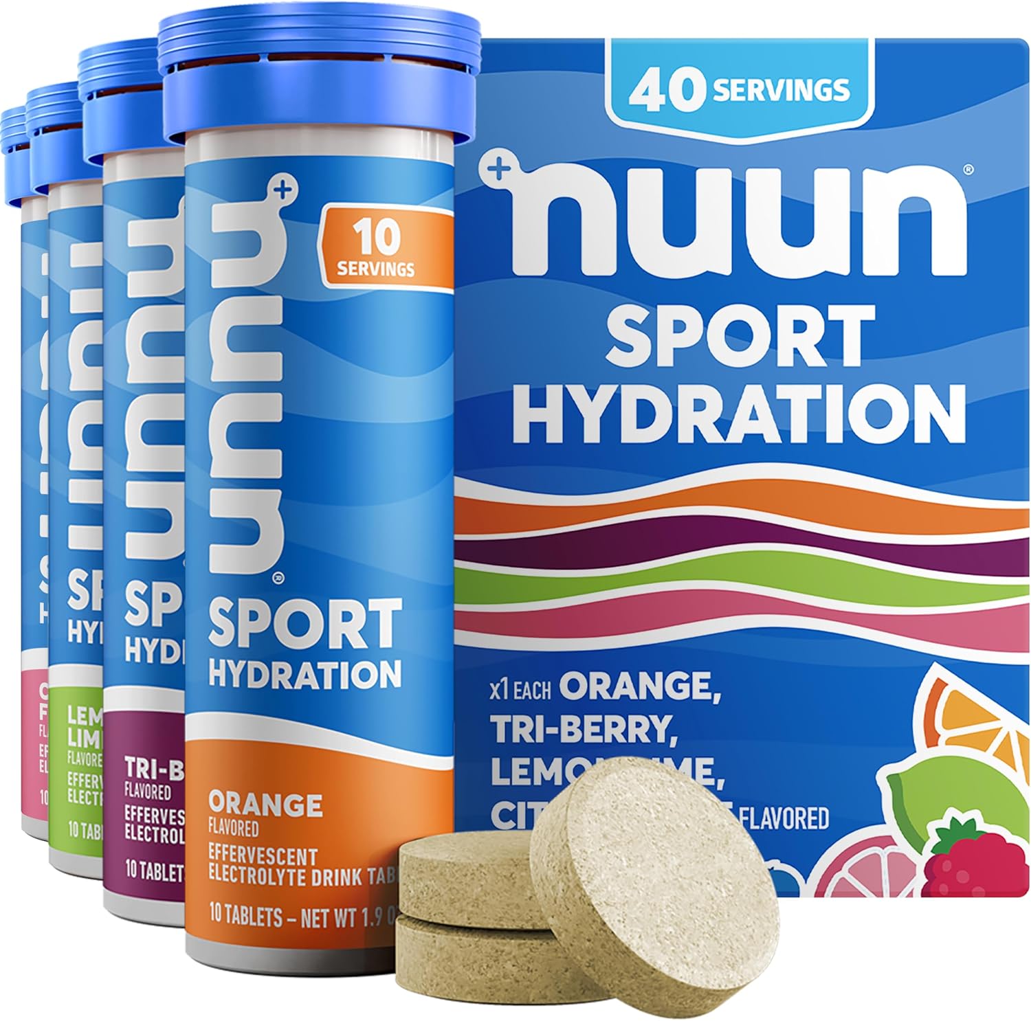 Nuun Sport Electrolyte Tablets with Magnesium
