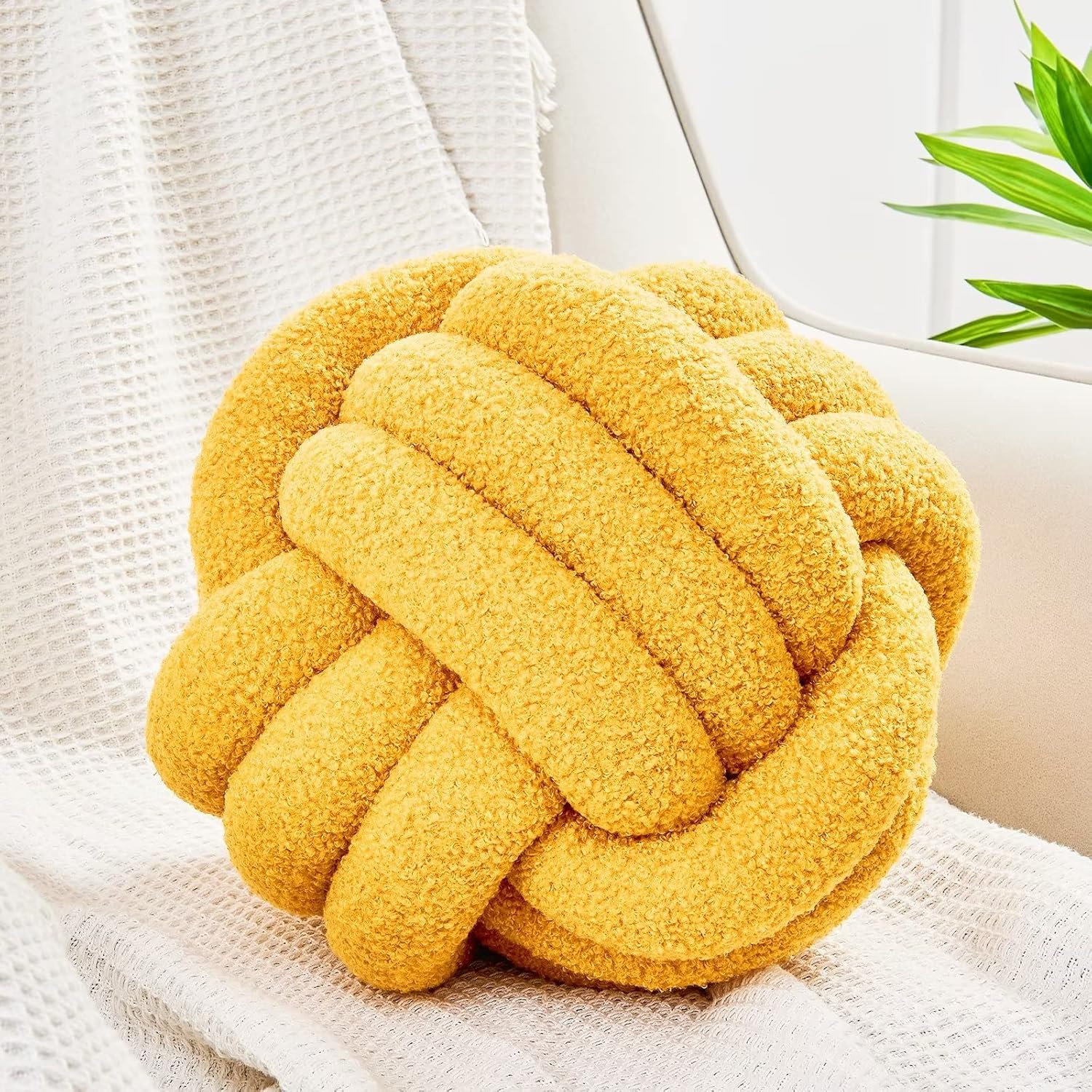 Uvvyui Knot Pillow Ball Soft Home Decorative