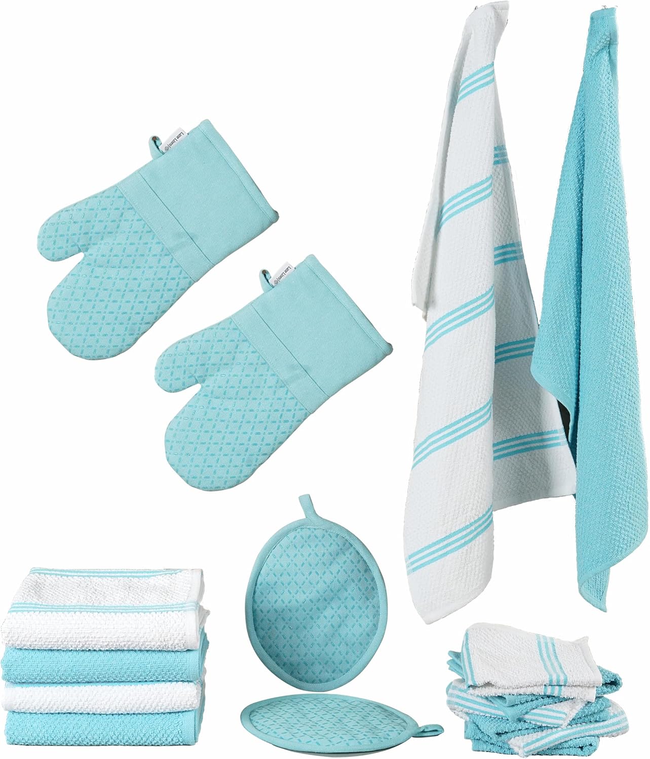 LANE LINEN Kitchen Towels and Dishcloths Sets