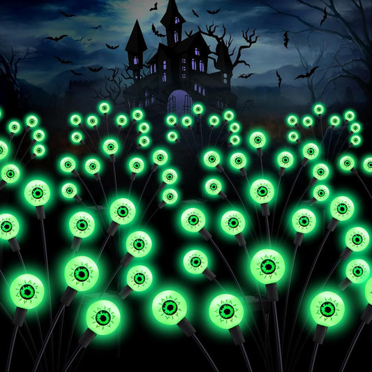 ASMAD Halloween Solar Eyeball Lights Pathway Decor
