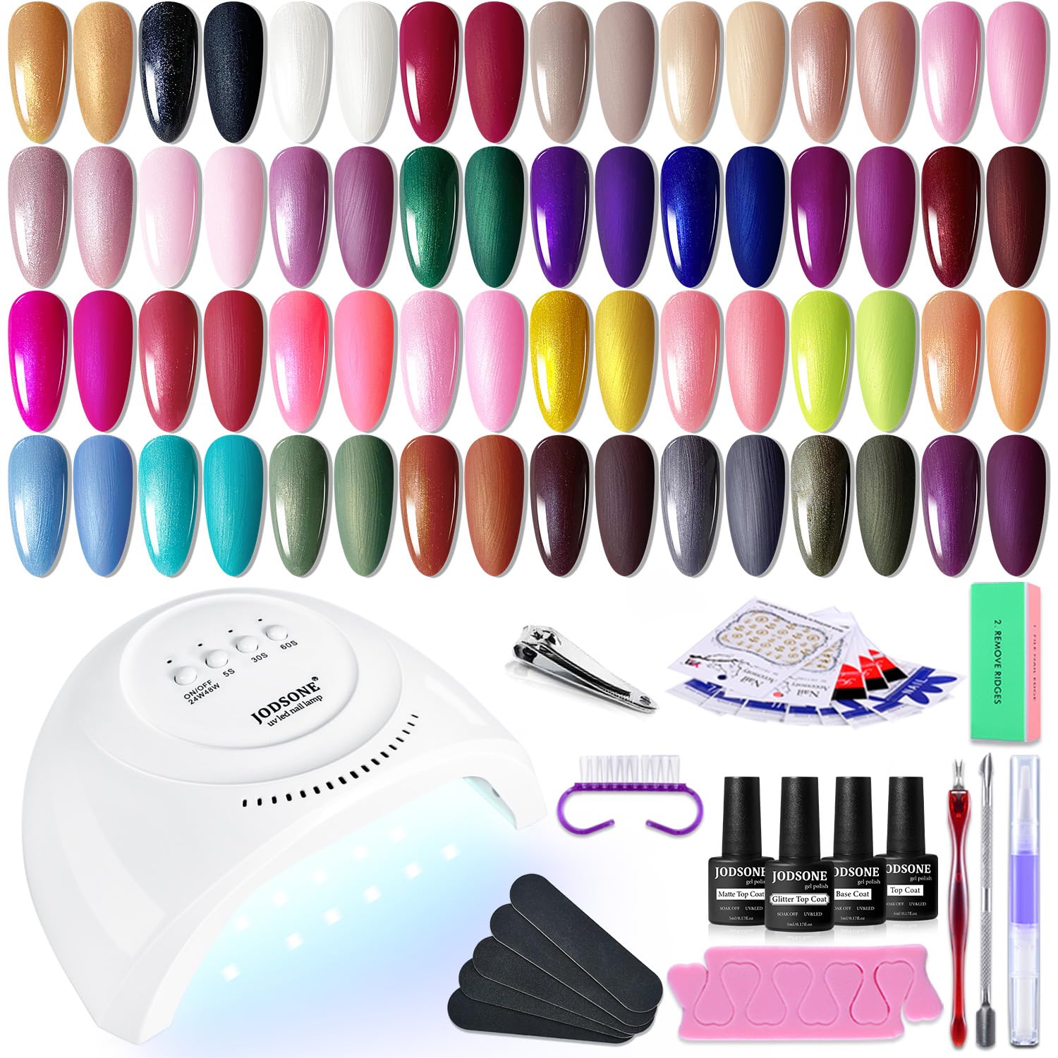 JODSONE Gel Nail Polish Kit with UV Light