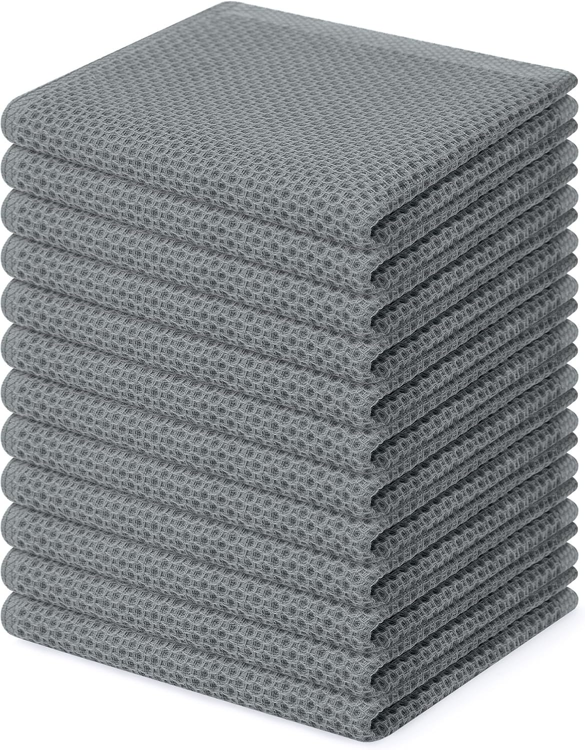 Homaxy 100% Cotton Waffle Dish Cloths