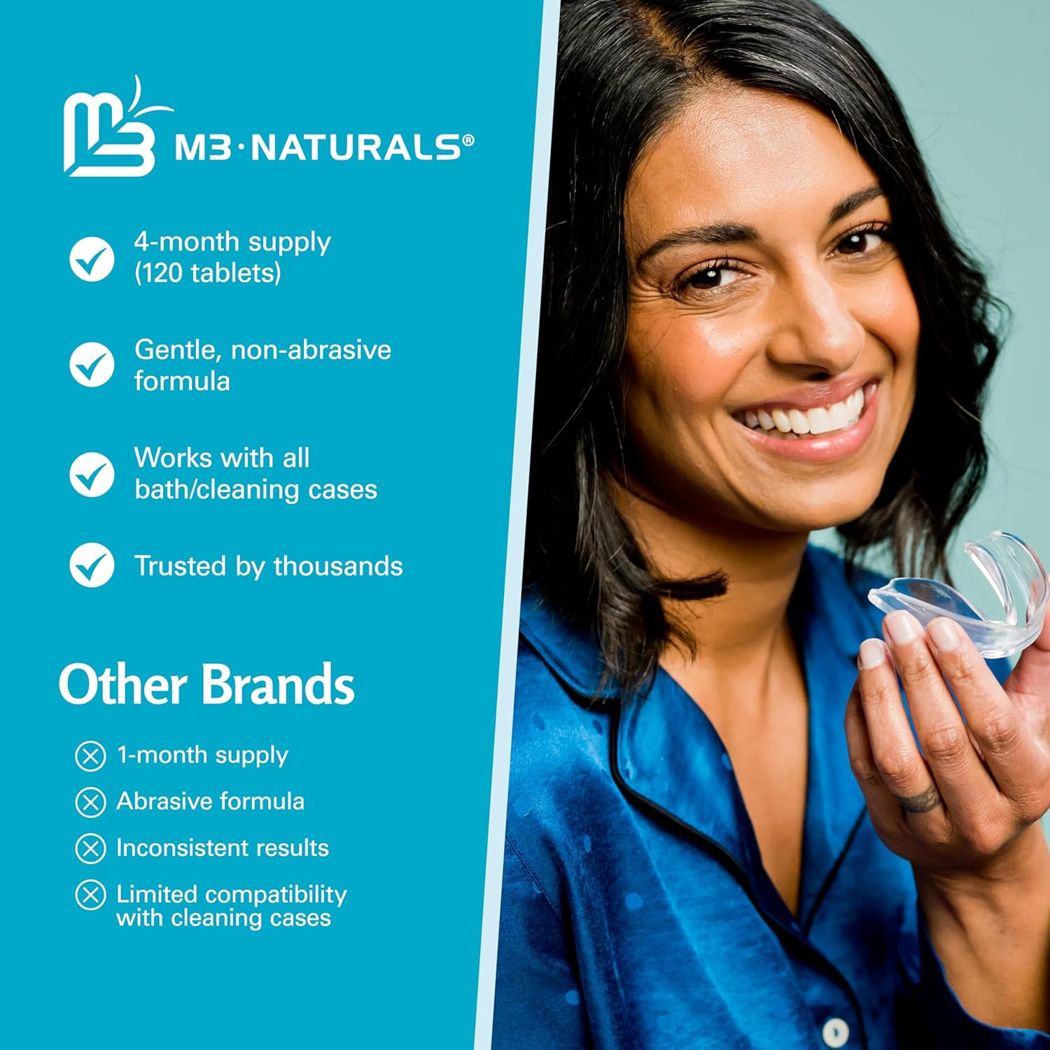 M3 Naturals Retainer Cleaner Tablets