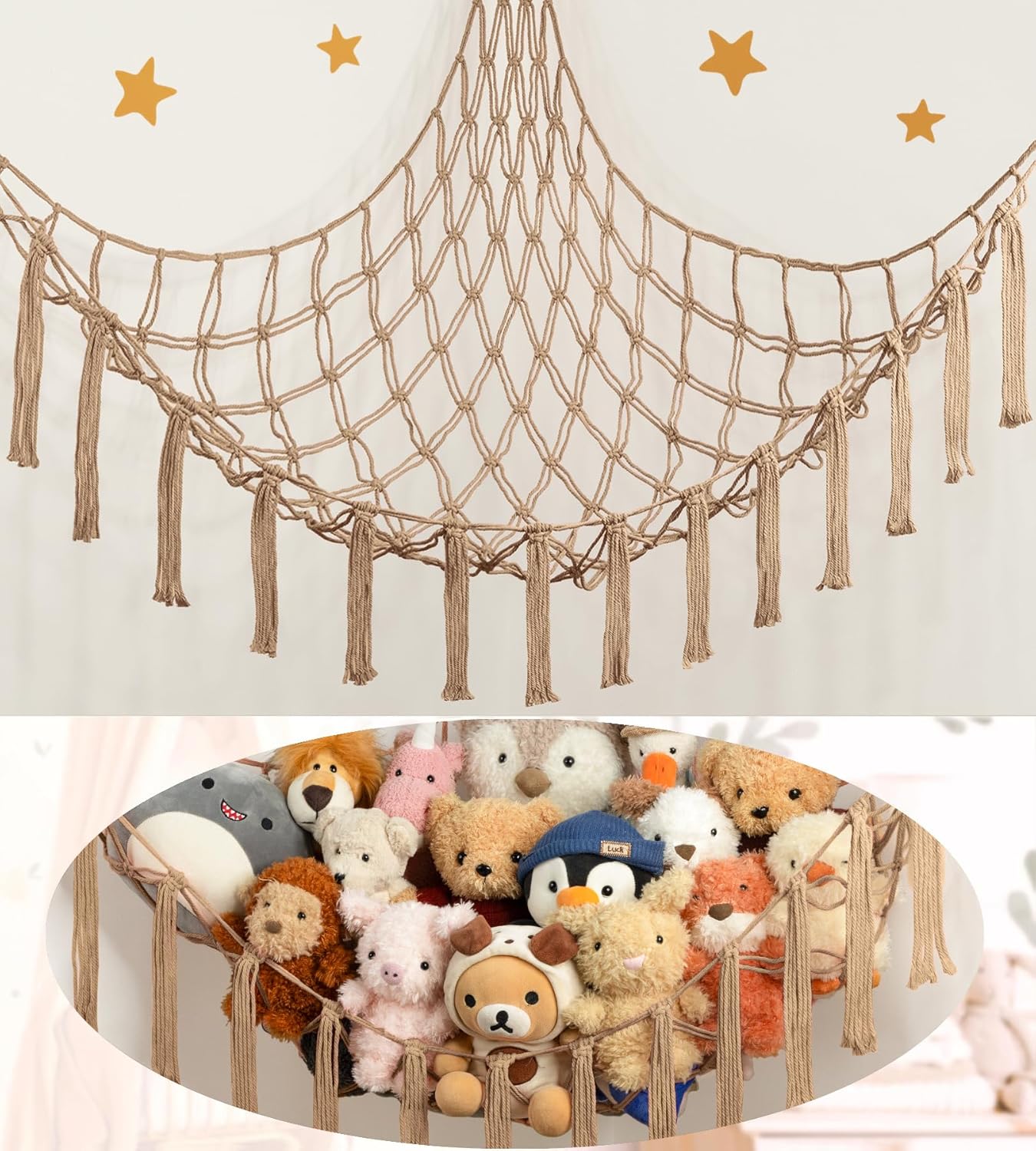 Stuffed Animal Storage Hammock or Net Corner
