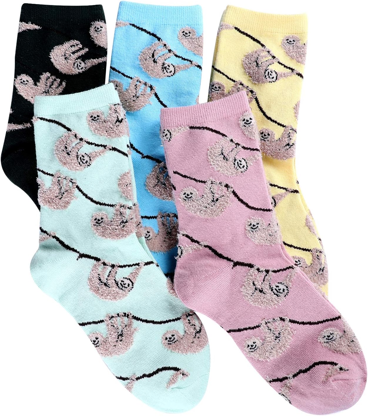Jeasona Women's Cat Socks Cute Animal Socks