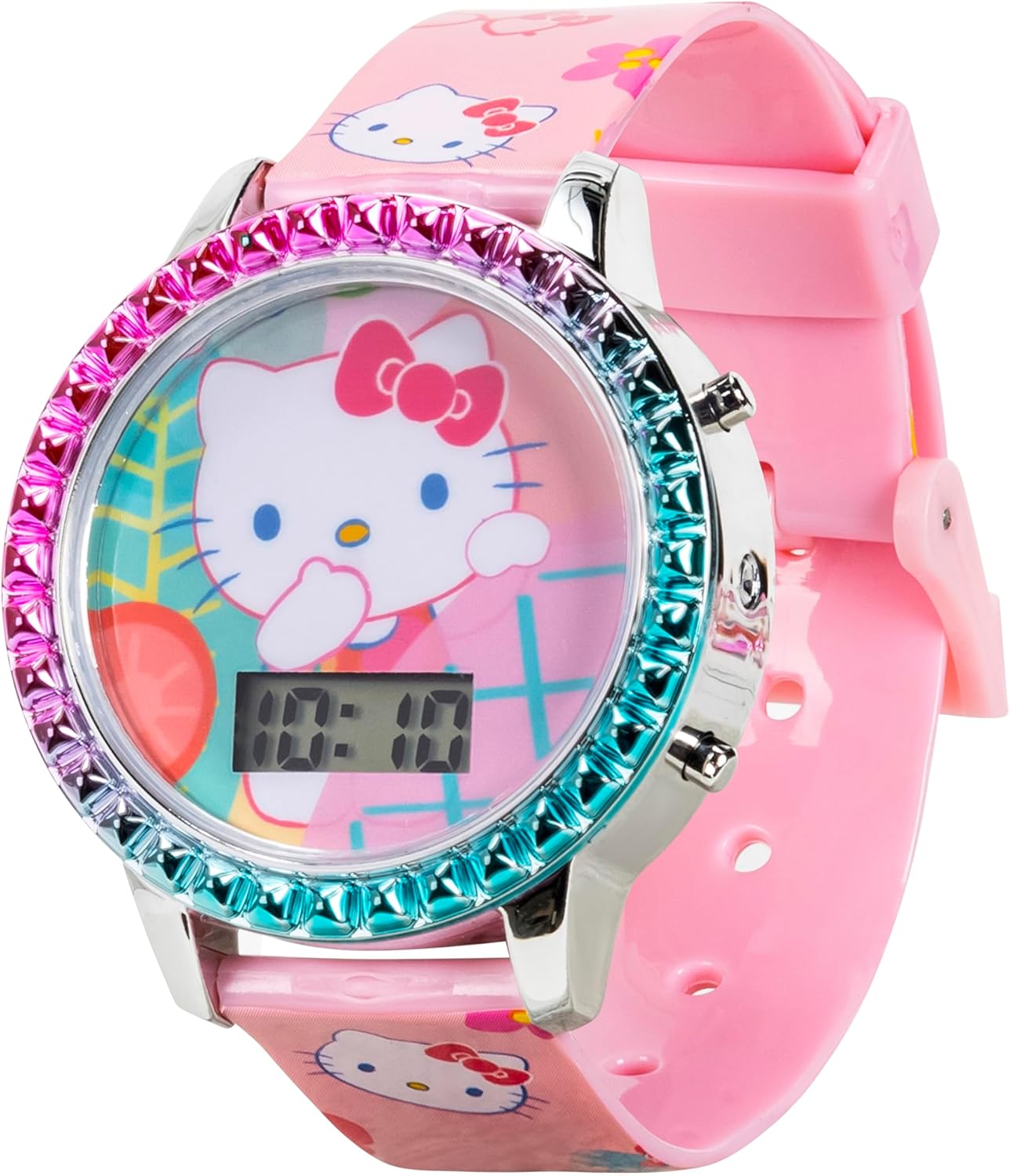 Accutime Sanrio Hello Kitty Girls' Digital LCD Quartz Watch