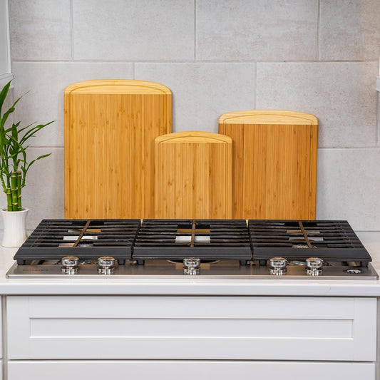 Extra Large Bamboo Cutting Board Set