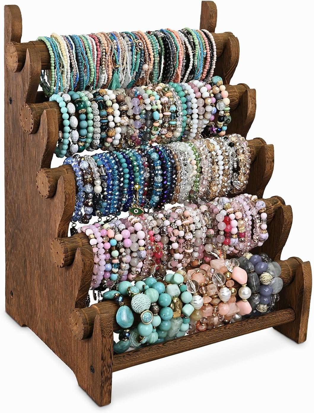 Ikee Design Wooden Jewelry Display Stand