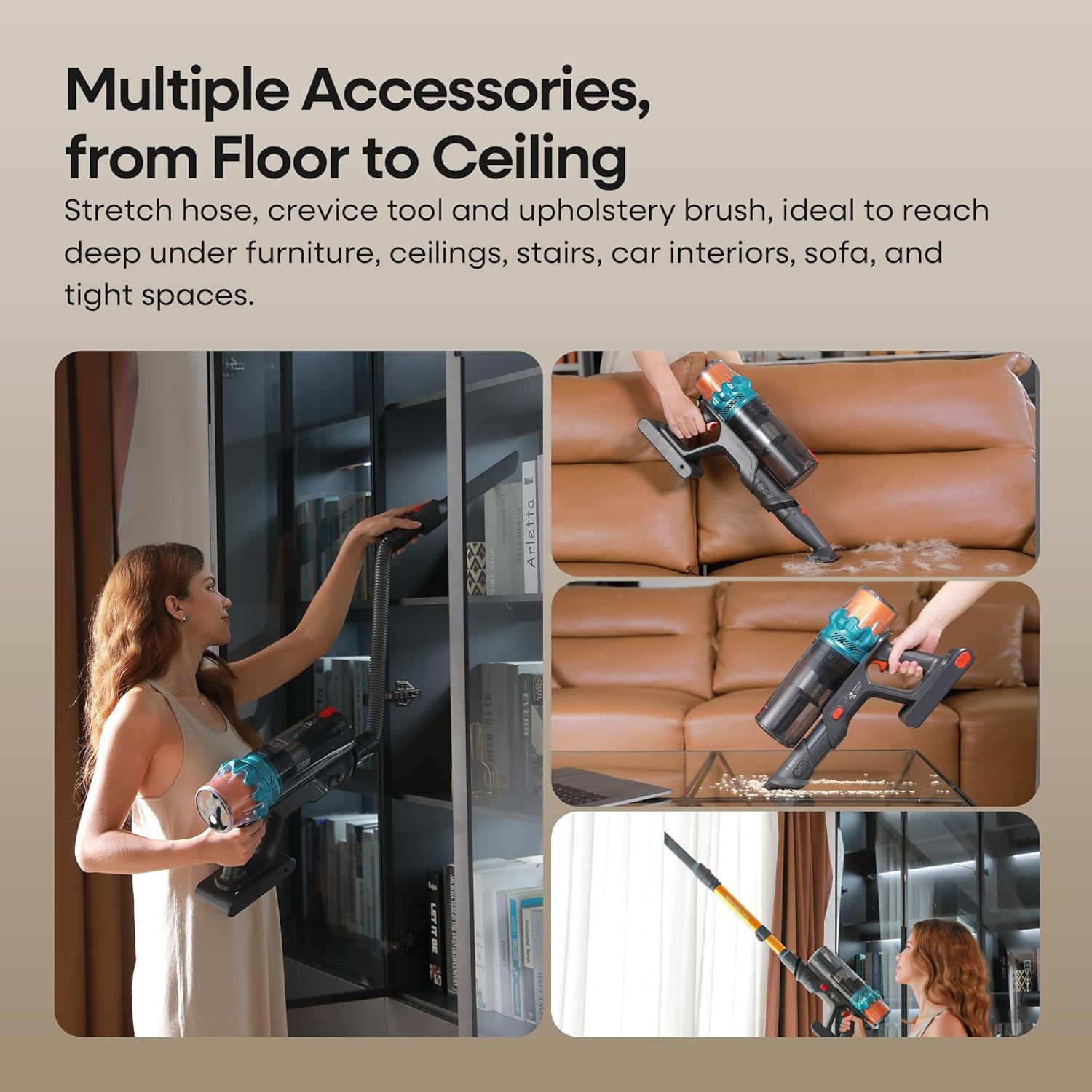 ElecKeys Cordless Vacuum Cleaner for Home