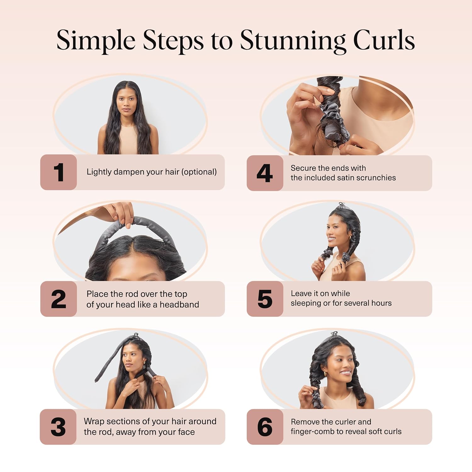Kitsch Satin Heatless Curling Set