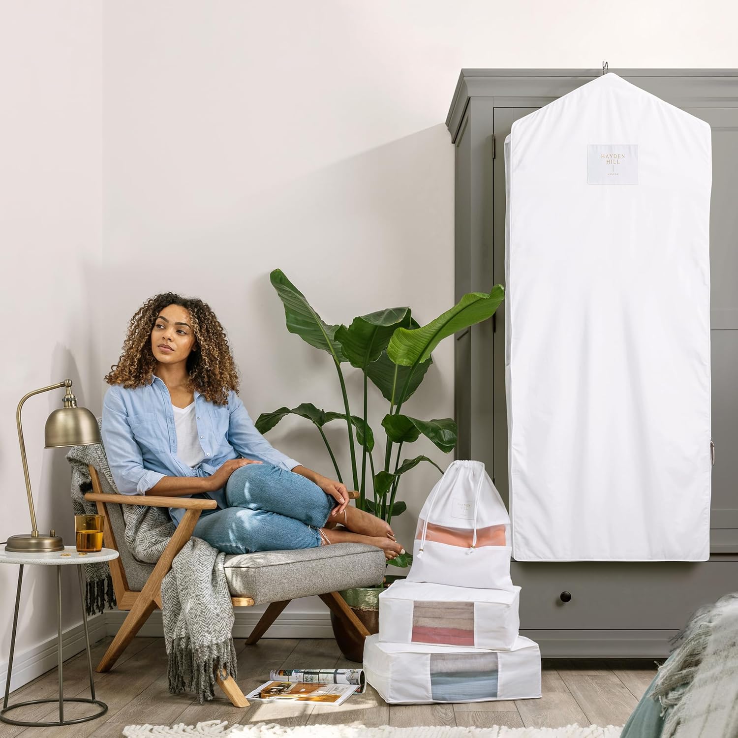 Hayden Hill Luxury Organic Cotton Garment Storage Bag