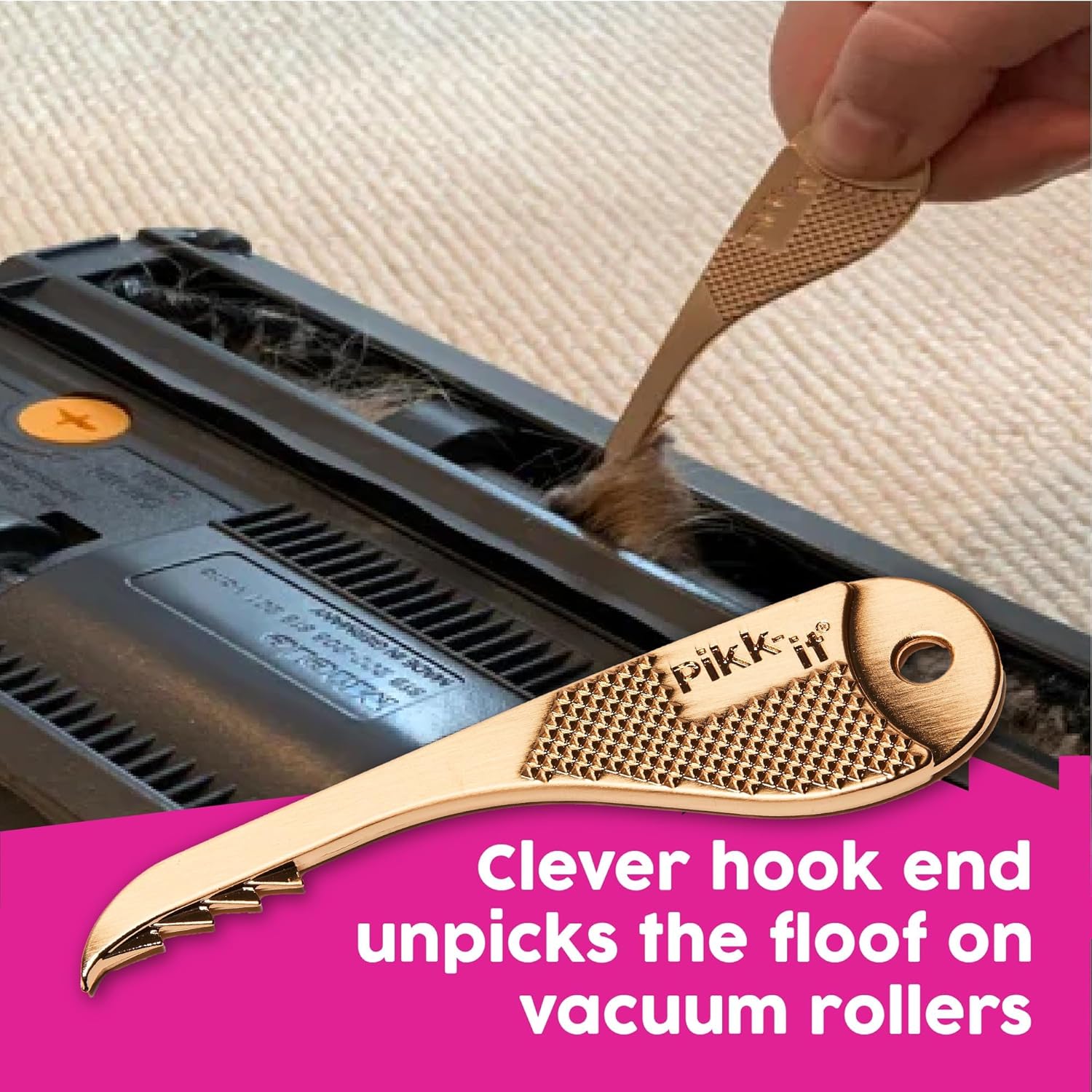 Pikk-it Vacuum & Brush Hair Remover