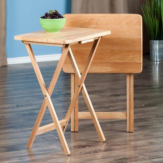 Winsome Alex Set of 2 Foldable Snack Tables