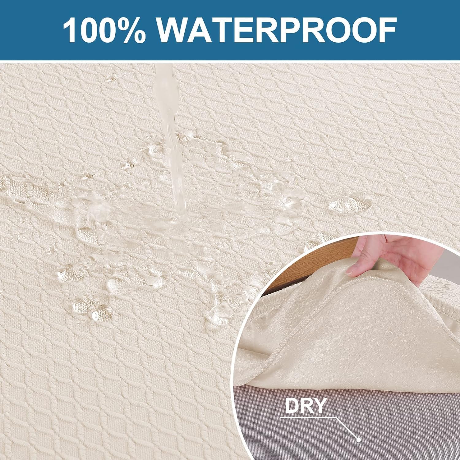 Smiry Waterproof Seat Covers for Dining Room