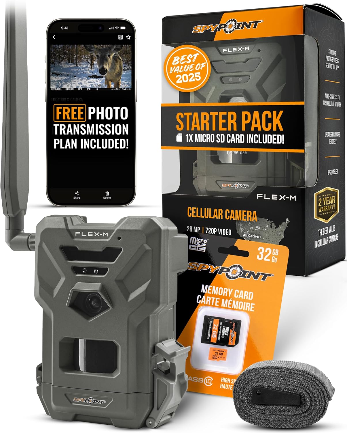SPYPOINT Flex-M Cellular Trail Cameras