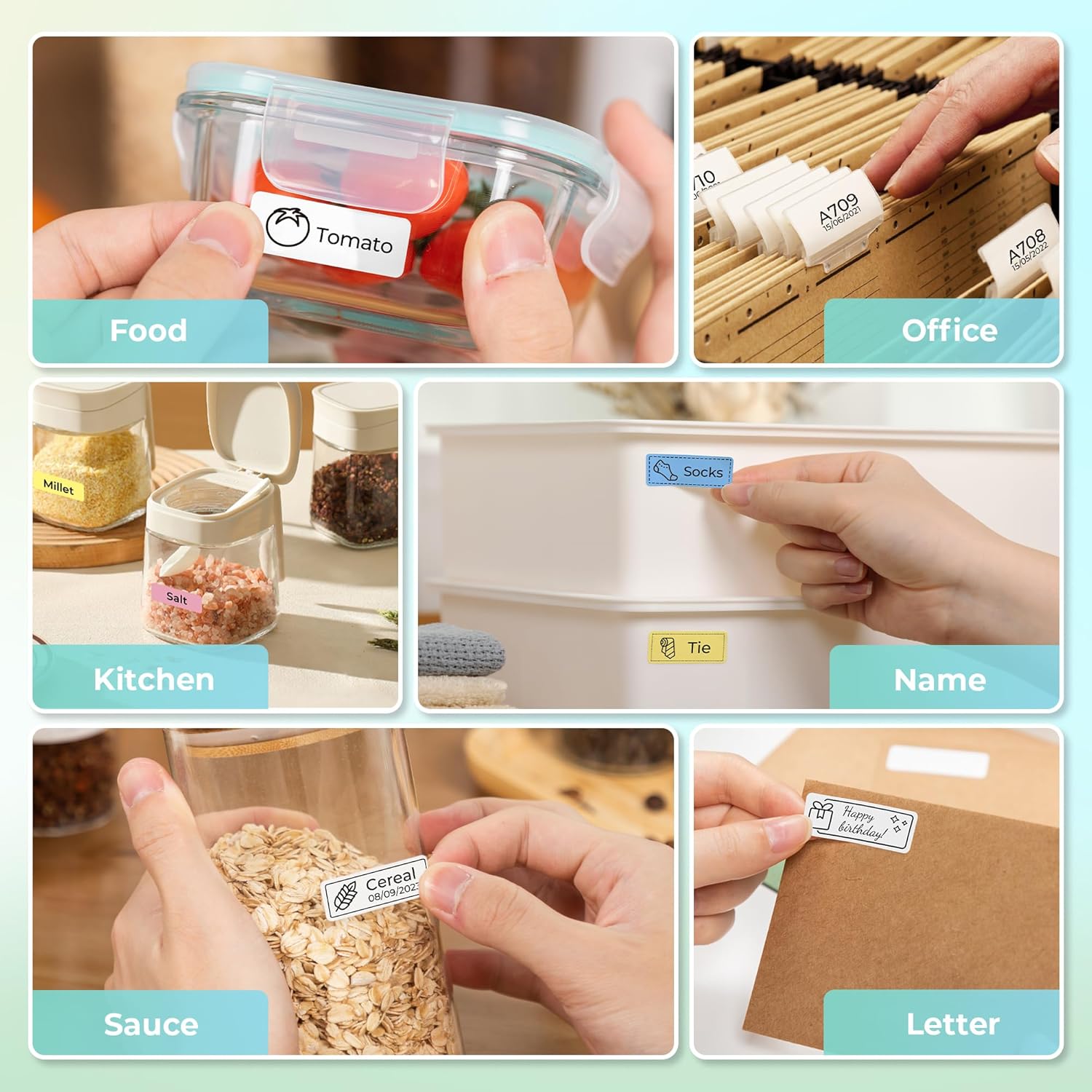 Label Maker – Wireless Mini Printer with Tape