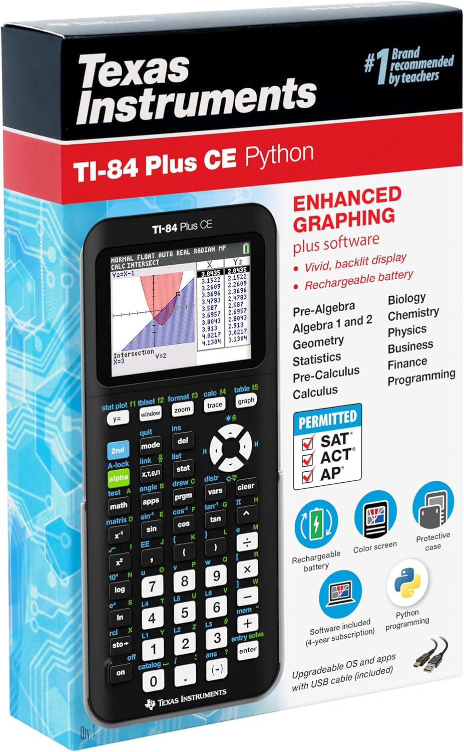 TI-84 Plus CE Graphing Calculator
