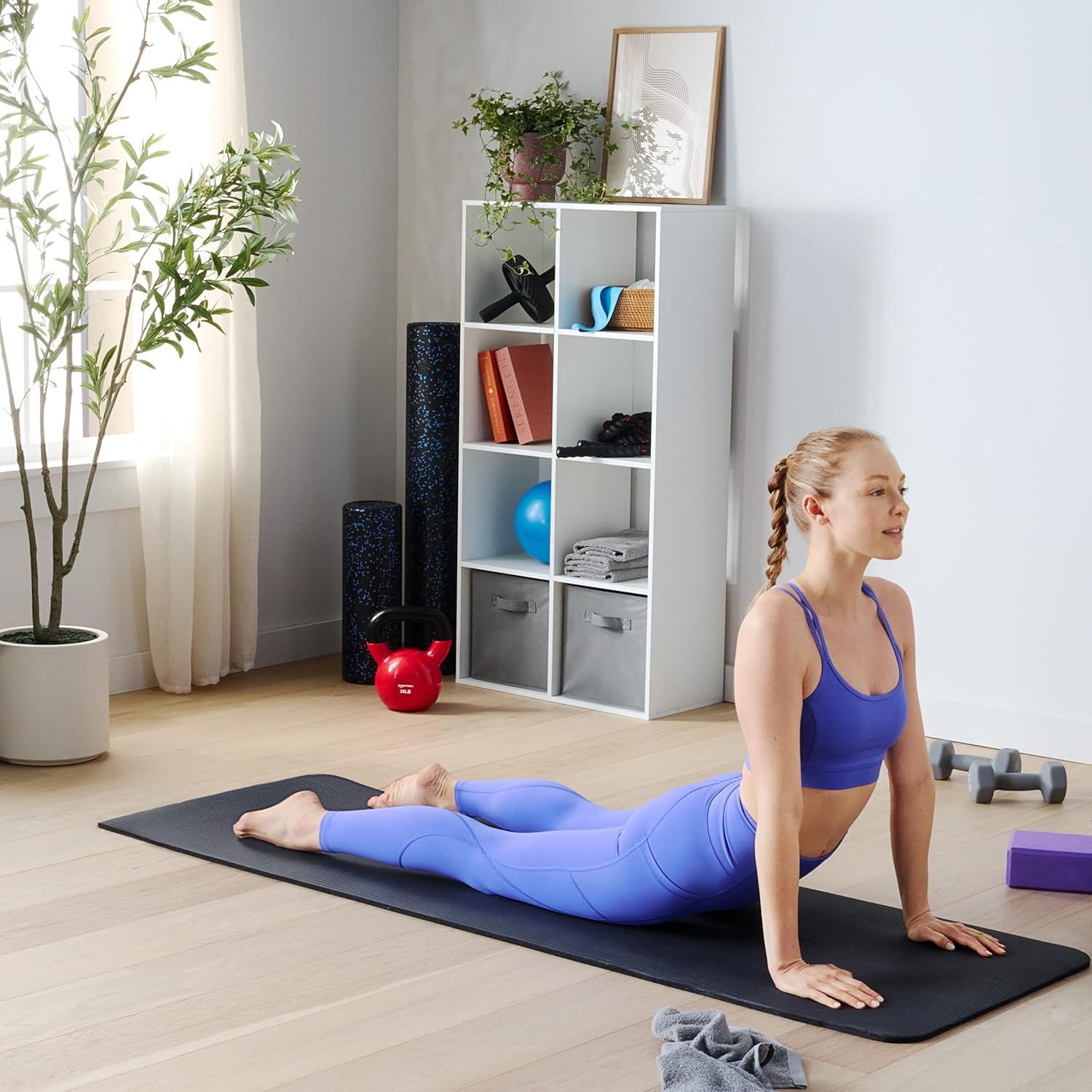 Amazon Basics Extra Thick Yoga Mat for Fitness
