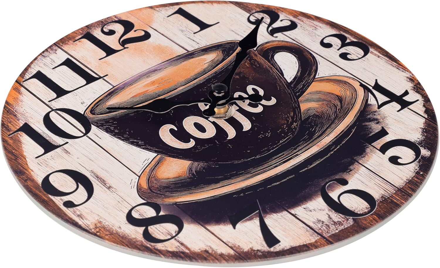 Large Kitchen Vintage Coffee Sign Decor Wall Clocks