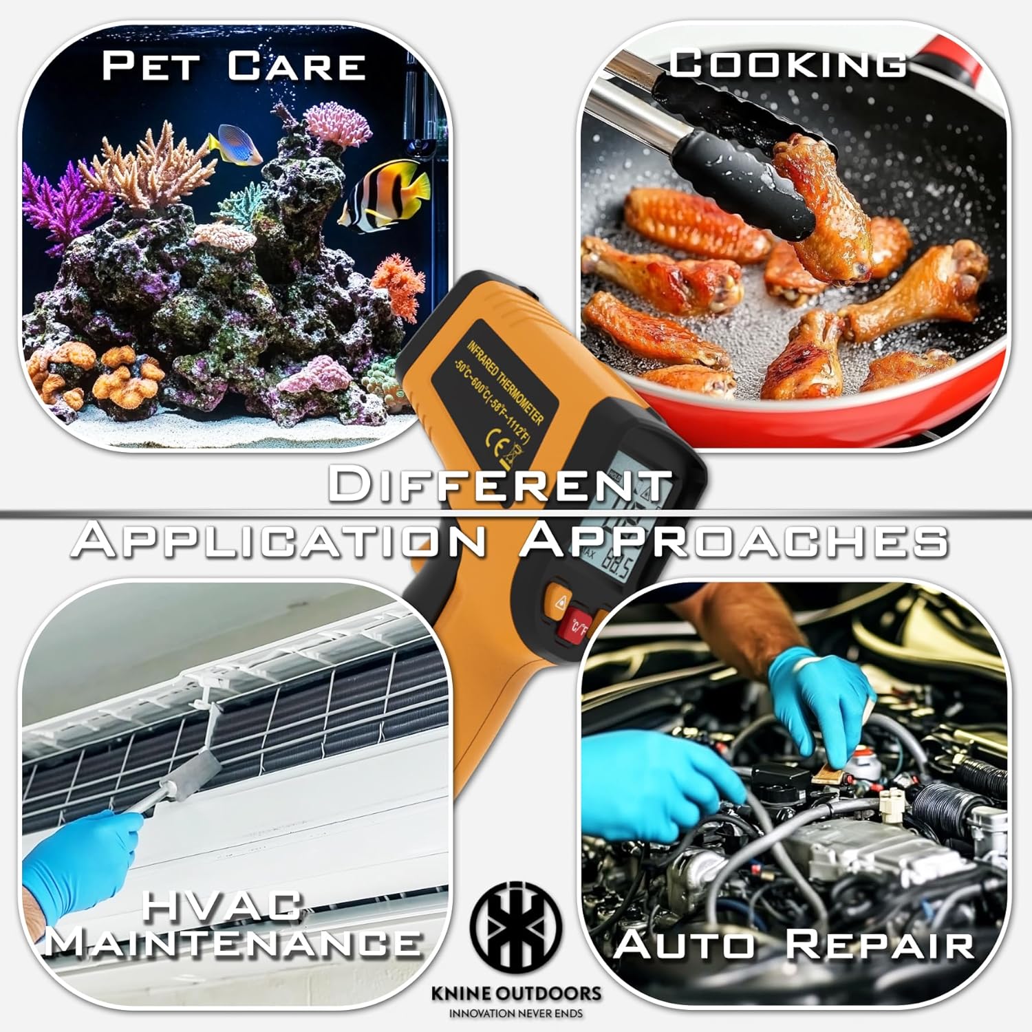 KNINE OUTDOORS Infrared Thermometer Laser