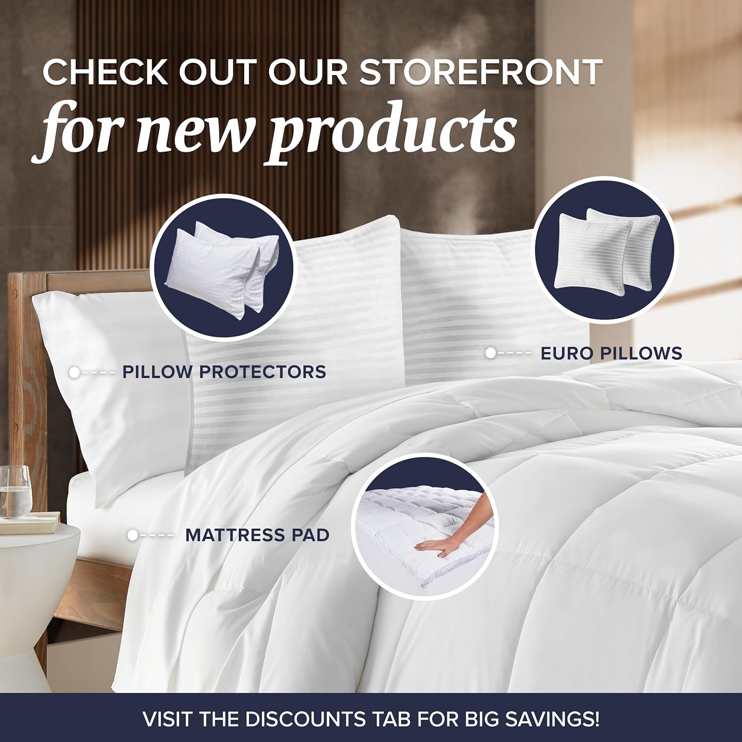 Beckham Hotel Collection Bed Pillows Set