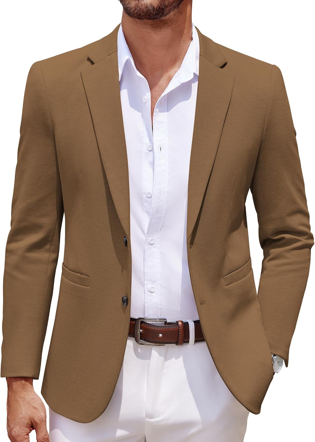 COOFANDY Men’s Casual Knit Blazer Jacket