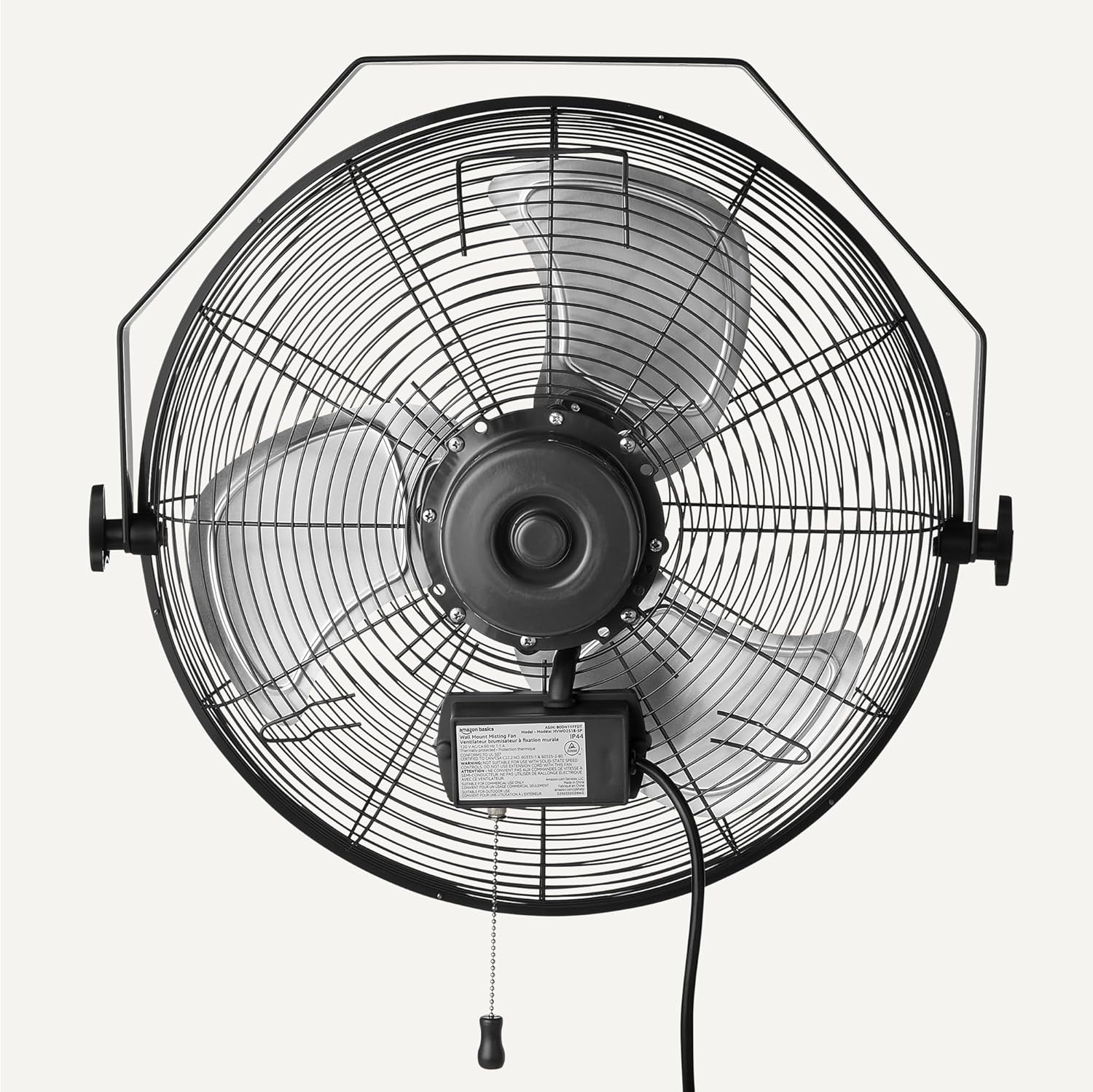 18" Outdoor Misting Fan Wall-Mounted Industrial Fan