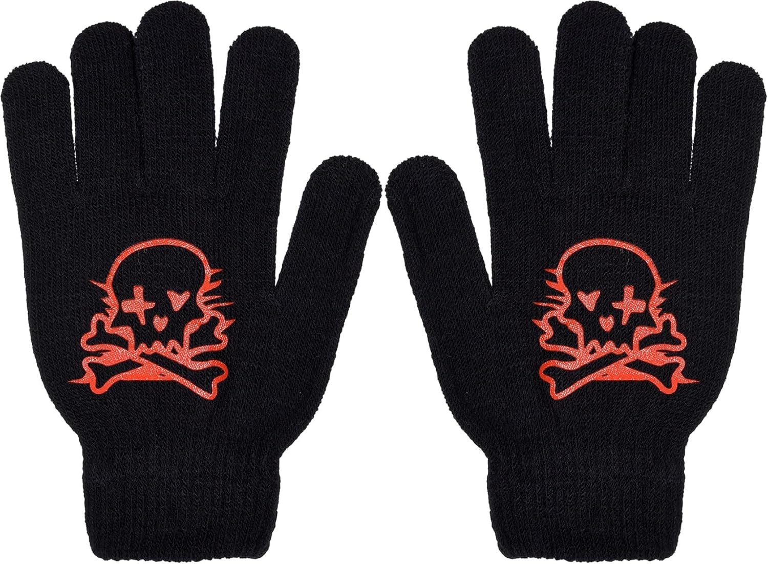 Boy's Skeleton Knit Beanie with Eye Holes